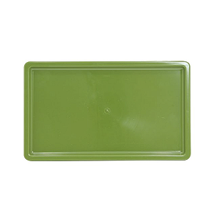 BANDEJA RETANGULAR DUBAI PLASTICO VERDE OLIVA