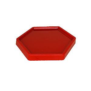 BANDEJA SEXTAVADA DUBAI PLASTICO GRANDE 18 CM TERRACOTA
