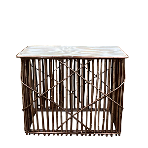 MESA DE VIME RETANGULAR SEM VERNIZ