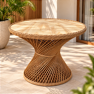 MESA DE VIME CINTURINHA GRANDE 100X80 SEM VERNIZ