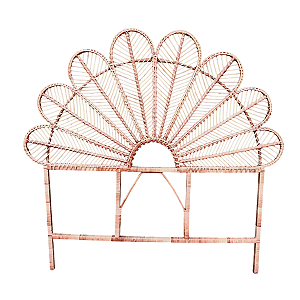 CABECEIRA DE VIME FLOR CASAL SEM VERNIZ