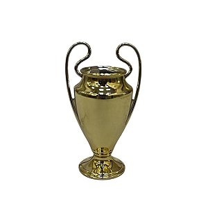 TACA TROFEU LIGA PLASTICO DOURADO