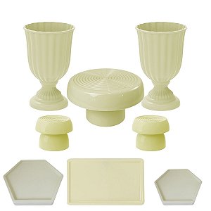 Kit Festa  Dubai Amarelo Candy Festas Peças Variadas