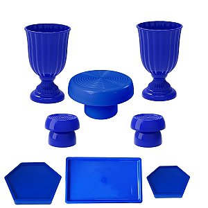 Kit Festa Dubai Azul Turquesa Festas Peças Variadas