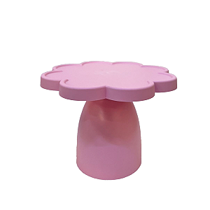 Boleira Flower Só Boleiras Grande 23x18,5 Fosco Rosa Bebê