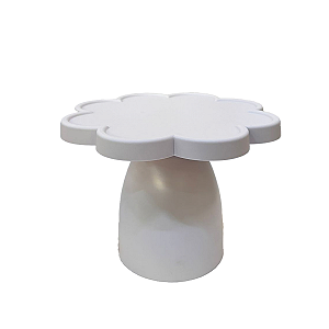 Boleira Flower Só Boleiras Grande 23x18,5 Fosco Off White