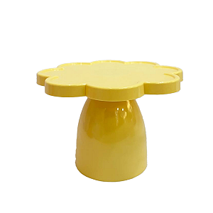 Boleira Flower Só Boleiras Grande 23x18,5 Amarelo Butter