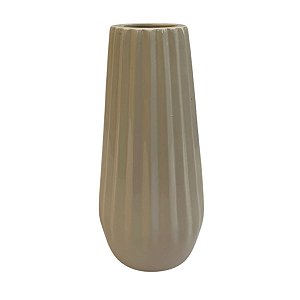 Vaso Londres Decorativo Festa Home Decor Cerâmica Off White