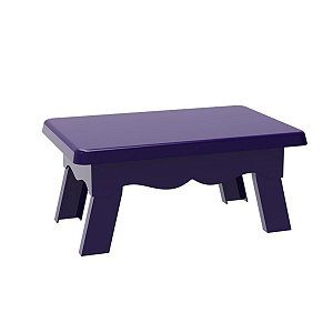 BANQUINHO PLASTICO ROXO