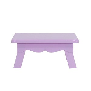 BANQUINHO PLASTICO LILAS CANDY