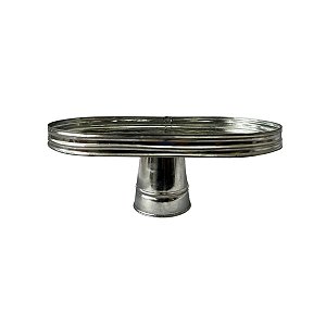 Boleira Metal Galvanizado Metal Decoração Enfeite Festa