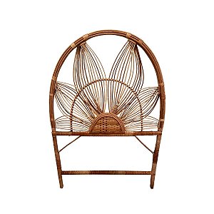 Cabeceira De Vime Margarida Sem Verniz Modelo Solteiro