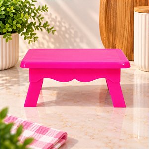 BANQUINHO PLASTICO PINK