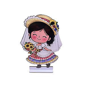 Display Adesivo Festa Junina Noiva Margarida Mod1