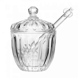 Meleira com Pegador Abelinha 8cm x 11cm Cristal