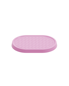 Bandeja Plástica Oval Tela Indiana Rosa Candy Decorar Festa