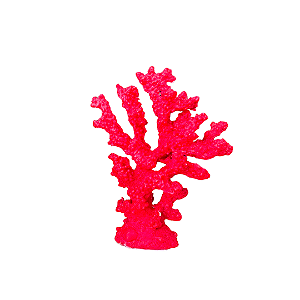 Alga Resina Vermelho Decorativo Festa Cenário