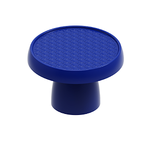Boleira Tela Indiana 20x11 Azul Turquesa Plastica Festa