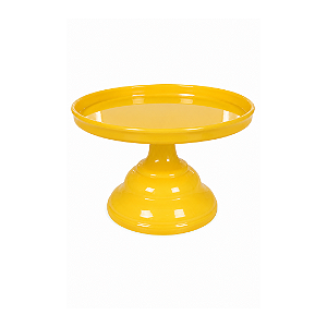 Boleira Slim Aura Amarelo Butter Pequena Só Boleiras Decoração