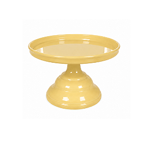 Boleira Slim Aura Amarelo Butter Pequena Só Boleiras Decoração