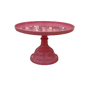 Boleira Slim Aura Rose Média Só Boleiras Decoração