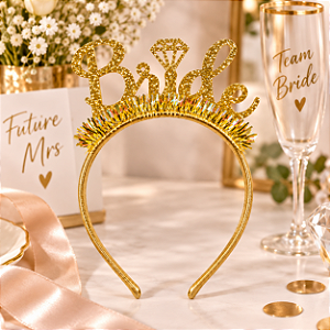 TIARA BRIDE DOURADA