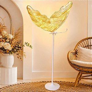 Borboleta Led Bivolt Det Dourado 100Cm Com Fonte Redonda Não Movimenta Enfeite