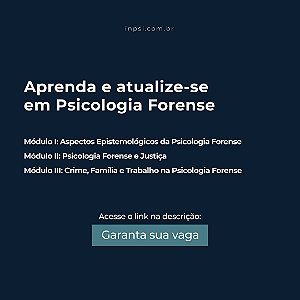 Curso de Fundamentos da Psicologia Forense