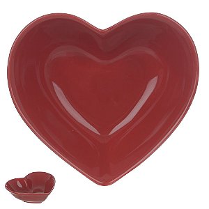 Bowl Coração Vermelho 12cm