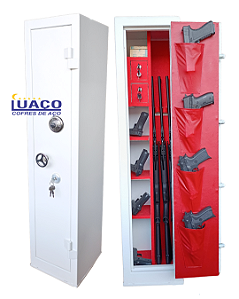 Cofre 1,30x30x30 para armas Branco