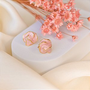 Mais Bella - Brinco florzinha rose