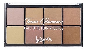 Paleta de Iluminadores 8 tons Team Glamour Luisance