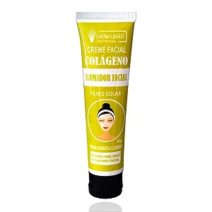 Creme Facial Colágeno Firmador Facial Capim Limão 40g