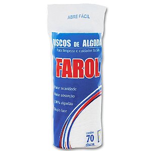 Algodão Disco Farol 70 unidades