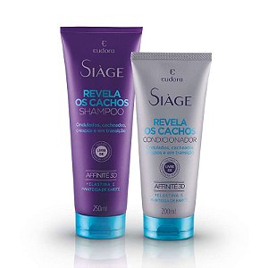 Kit Siàge Revela Os Cachos Shampoo + Condicionador (Nova Versão)