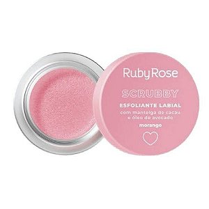 SCRUBBY ESFOLIANTE LABIAL MORANGO - RUBY ROSE