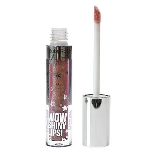 GLOSS LABIAL WOW SHINY LIPS MARROM HOLOGRÁFICO 49 - RUBY ROSE