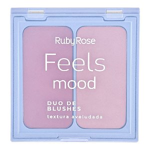 Duo Blush Feels Mood - Hb870 - Rose Rust + New Peach - Rubyrose