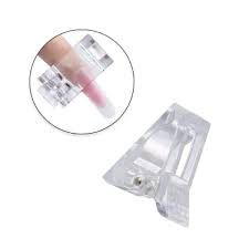 Kit Com 5 Clipe Para Unha Presilha Acrílico para Molde f1 Gel Polly Gel Manicure