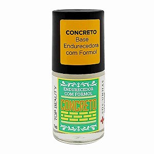 Top Beauty S.O.S. Unhas Concreto Base Endurecedora com Formol 7ml