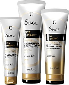 Combo Siàge Cica-Therapy: Shampoo 250ml + Condicionador 200ml + Leave-In 100ml