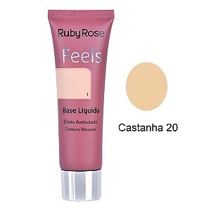 Base Liquida Feels - Castanha 20 - Rubyrose