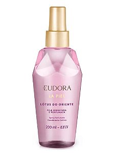 Spray Perfumado Desodorante Colônia La Piel Lótus do Oriente 200ml