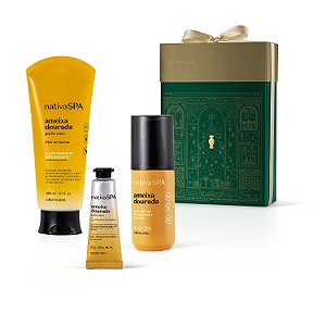 Kit Presente Natal Nativa Spa Ameixa Dourada (3 itens) - Natal 2024 - O Boticário