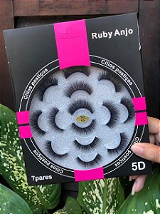 Cilios Mink 5D Ruby Anjo (5D19) - 7 pares