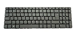 TECLADO LENOVO IDEAPAD 320-15 330-15  S145 BOTAO DE LIGAR CINZA