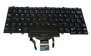 TECLADO DELL LATITUDE E5450 E5480 E5470 3340 3350 BR Ç RETROILUMINADO