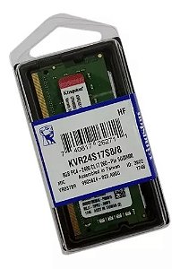 MEMORIA KINGSTON NOTEBOOK PC4 DDR4 8GB 2400 MHZ