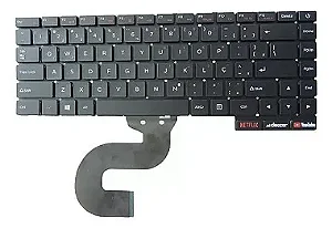 TECLADO POSITIVO MOTION C4500D C4500DI C4128D C464D NETFLIX DEEZER YOUTUBE BR Ç