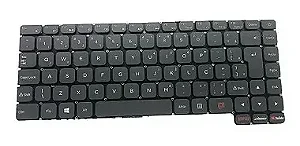 TECLADO POSITIVO MOTION GRAY C4128C CINZA NETFLIX DEEZER YOUTUBE BR Ç